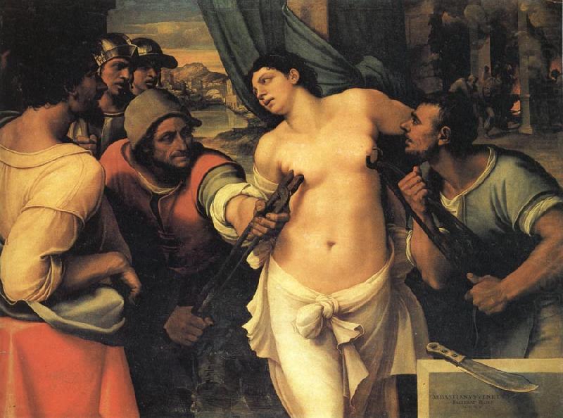 Sebastiano del Piombo The Martyrdom of St.Agatha china oil painting image